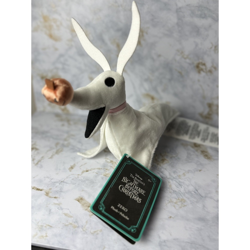 NWT Disney Parks The Nightmare Before Christmas Zero Mini 9" Plush Halloween
